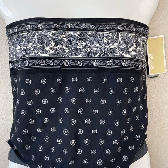 NWT MICHAEL Michael Kors Tankini and Matching Bottoms Sizes XS or M - Picture 2 of 6